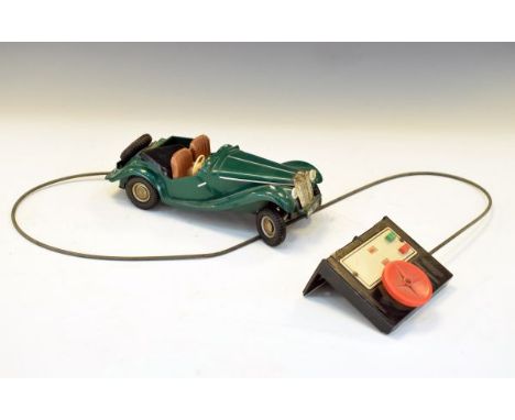 Vintage Victory Industries remote control MG sports car in green, unboxed  