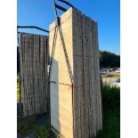 (16) 36" x 9' Smooth, 8-8 Hole Pattern, Precise Aluminum Concrete Forms, with Basket