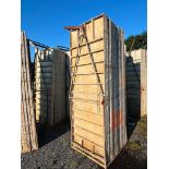 (16) 36" x 9' Smooth, 8-8 Hole Pattern, Precise Aluminum Concrete Forms, with Basket
