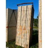 (16) 36" x 9' Smooth, 8-8 Hole Pattern, Precise Aluminum Concrete Forms, with Basket