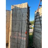 (16) 36" x 9' Smooth, 8-8 Hole Pattern, Precise Aluminum Concrete Forms, with Basket