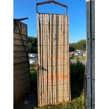 (15) 36" x 9' Smooth, 8-8 Hole Pattern, Precise Aluminum Concrete Forms, with Basket