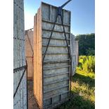 (15) 36" x 9' Smooth, 8-8 Hole Pattern, Precise Aluminum Concrete Forms, with Basket