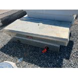 Weather Guard Aluminum Diamond Plate Pick-Up Tool Box, 60" x 29" x 20", Top-Door, Locked, No Key