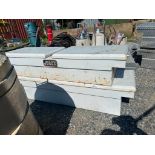 (2) Jobox Steel Pick-up Tool Boxes, 60" x 20" x 14" , Two Top-Doors