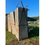 (16) 36" x 9' Smooth, 8-8 Hole Pattern, Precise Aluminum Concrete Forms with Basket