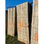 (16) 36" x 9' Smooth, 8-8 Hole Pattern, Precise Aluminum Concrete Forms, with Basket
