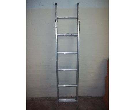 AN ALUMINIUM LADDER