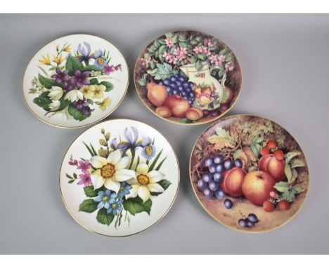 A Collection of Four Plates to Include Royal Worcester Worcester Fruits