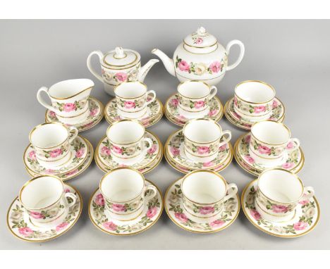 A Royal Worcester Royal Garden Tea Set to Comprise Eight Cups, Twelve Saucers, Eight Side Plates and Three Teapots (one with 