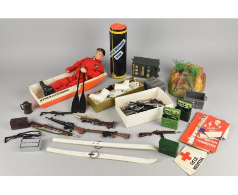A Vintage Action Man Figure and Accessories