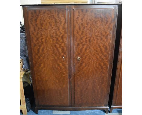 A Stag Two Door Wardrobe, 127cm Wide, One Ring Handle AF
