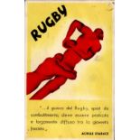 Futurismus MANCIOLI, Corrado Rugby Federazione Italiana Palla Ovale II- (Pinloch)