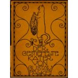 Wiener Werkstätte Czeschka, Carl Otto Buch Der gestiefelte Kater von Gustav Falke 1910 mit von