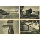 BAUHAUS-STIL - 4 versch. Ak aus Serie COTTBUS NEUE BAUTEN I