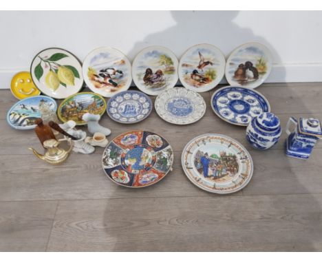 A lot of collectables by ringtons,royal grafton,royal Worcester etc along with crystal minature and ashtray