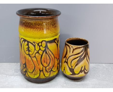 Two 1970/80s Poole pottery Aegean Vases