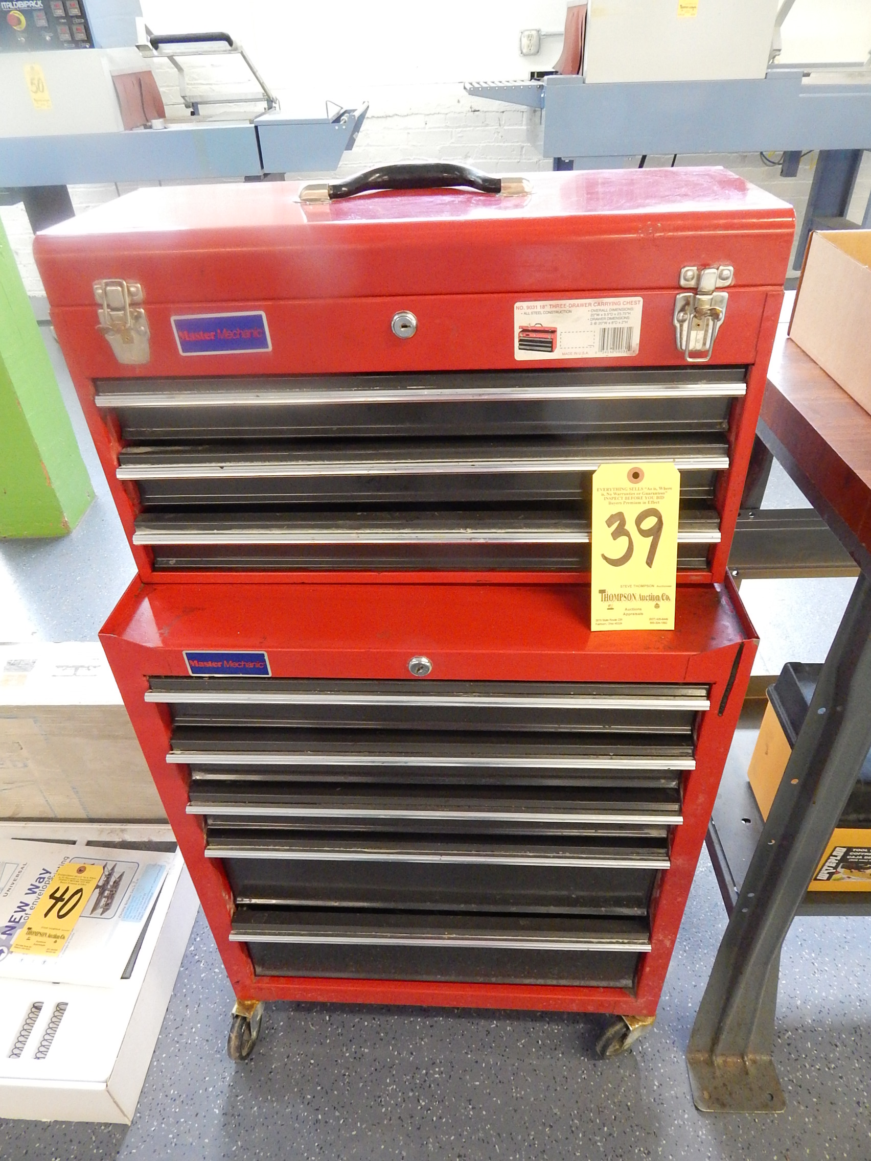 Master Mechanic Roll Around Tool Chest