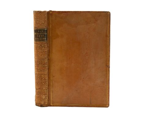 DICKENS (CHARLES) The Old Curiosity Shop, FIRST EDITION IN BOOK FORM, complete in one volume, engraved frontispieces and illu
