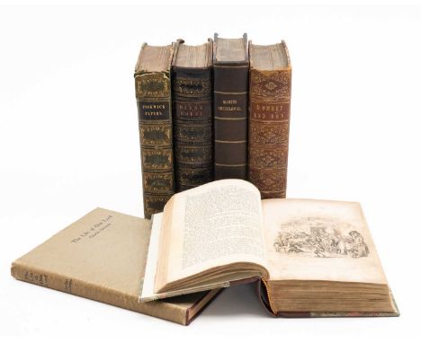 DICKENS (CHARLES) Pickwick Papers, 1837; Nicholas Nickleby, 1839; Martin Chuzzlewit, 1844; Dombey and Son, 1848; Bleak House,