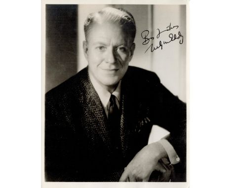 Nelson Eddy signed 10x8 black and white vintage photo. Nelson Ackerman Eddy (June 29, 1901 - March 6, 1967) was an American s