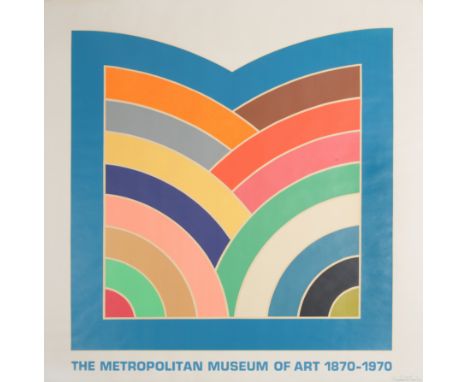 FRANK STELLA (AMERICAN B. 1936)Metropolitan Museum Of Art ,1870-1970color lithograph posterfull sheet measuring 89 x 89 cm (3