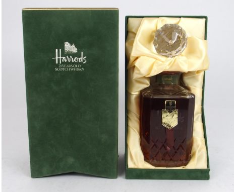HARRODS 21 YEAR OLD WHISKY Decanter box set Condition Report:Available upon request