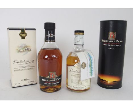 DALWHINNIE  Single Highland Malt Scotch Whisky 15 year Old, Highland Park Single Malt Scotch Whisky 12 year Old (2) Condition