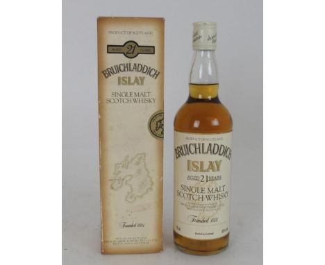 BRUICHLADDICH  Islay Single Malt Scotch Whisky Aged 21 Years Condition Report:Available upon request