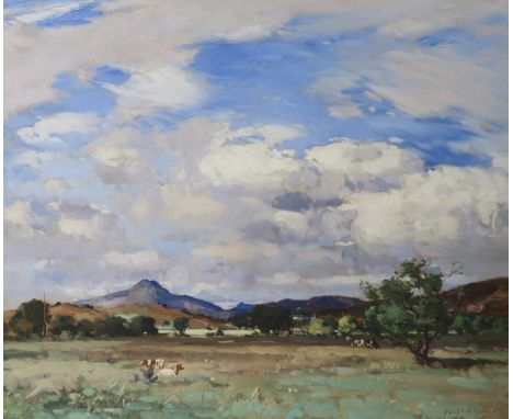 JOHN CAMPBELL MITCHELL RSA (SCOTTISH 1861-1922) BEN LOMOND FROM KIPPEN Oil on canvas, signed, 51 x 61cm (20 x 24") Condition 