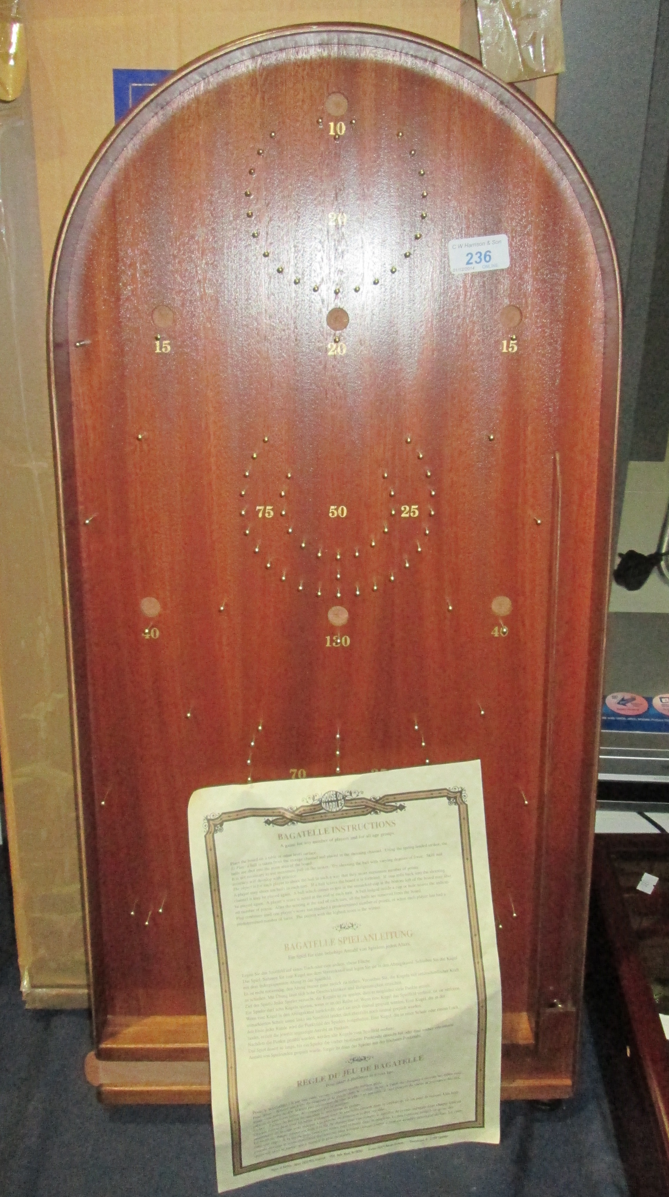 house of marbles bagatelle