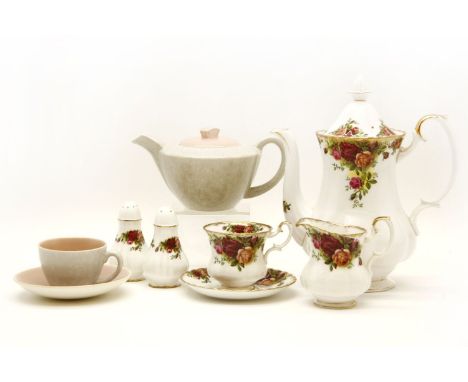 A collection of ceramics, to include Royal Albert Country Rose, a Sylvac vase and Poole (qty)