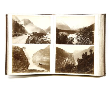 An album of photographs of Norway, by K Knudsen and others