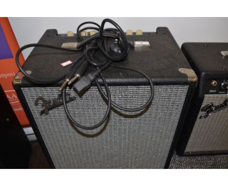 A Fender Rumble 40 Bass combo amplifier , serial number ICT I1505945 