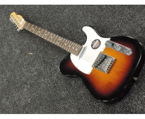 A Modern Fender American Standard Telecaster , serial number US15001918, custom shop pup upgrade, with Fender Hard Case (c201