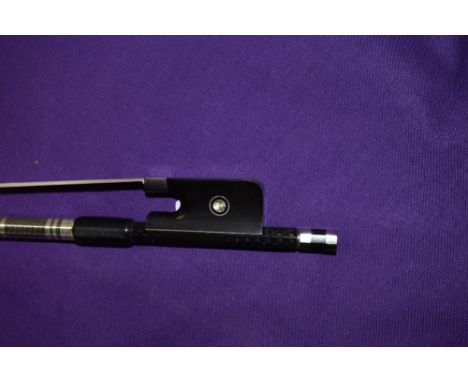 A carbon fibre violin/viola bow