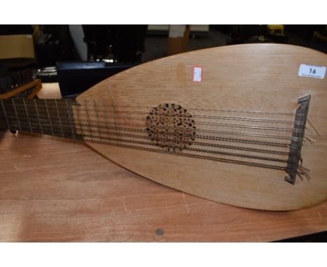 A traditional 8 course renaissance style lute 