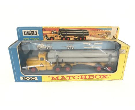 A Boxed Matchbox Pipe Truck #K-10.