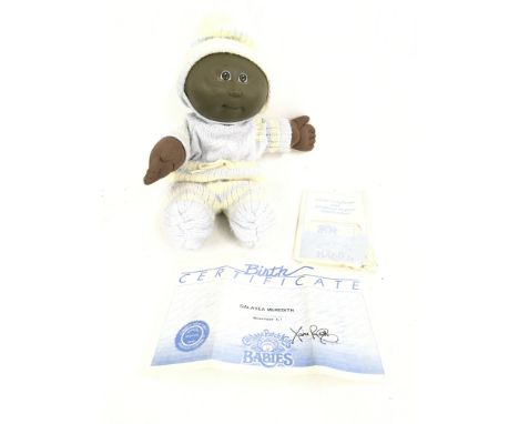 An Early Cabbage Patch Kids Babie Galatea Meredith With Certificate.