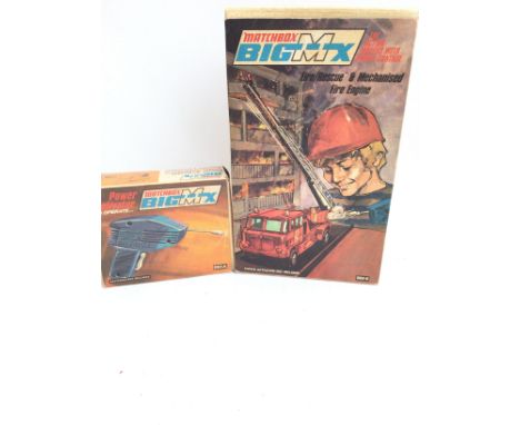 A Boxed Matchbox Big MX BM-6 Fire/Rescue and Mechanised Fire Engine WithA Power Activator.