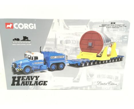A Boxed Corgi Heavy Haulage Scammell Contractor #18001.