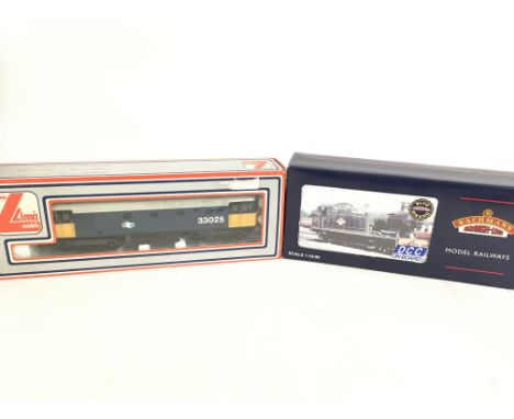A Boxed Bachmann Class 56XX Tank 6671 BR Lined #32-076DC and. Llima class 33 Diesel Locomotive.