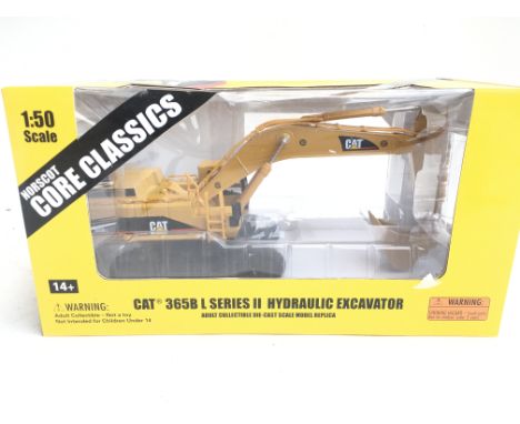 A Boxed Morscot Diecast CAT 365B L Series II Hydraulic Excavator.1:50 Scale. NO RESERVE