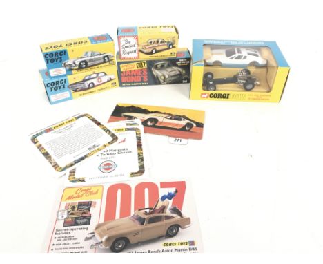A Small Collection of Corgi Model Club Collectables including James Bond D.B.5.
