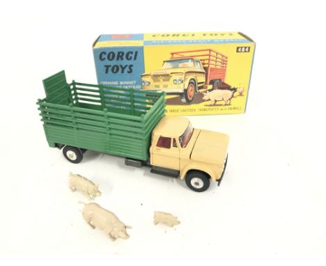 A Boxed Corgi Dodge Kew Fargo Livestock Transporter With Animals. #484.