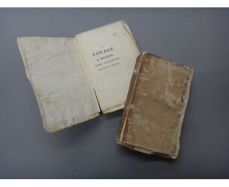 TANCOIGNE (J.M.)  Voyage a Smyrne, dans l'Archipel et l'Isle de Candie  . . .  First Edition, 2 vols. hand-coloured folded fr