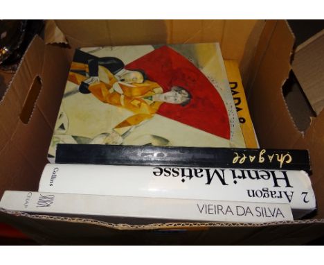 A collection of contemporary art reference books, including Paul Delvaux, (qty).  S4M
