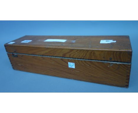 A quantity of pre-war three inch glass lantern slides depicting various ships and boats, contained in two wooden fitted cases