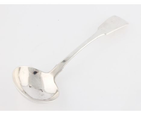 A William IV silver ladle, hallmarked London 1830, length approx. 18cm.
