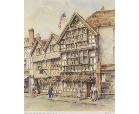 ERIC RICHARD STURGEON (1920 - 1999) Framed, signed and titled, 'Harvard House, Stratford upon Avon' in pencil to margin, limi